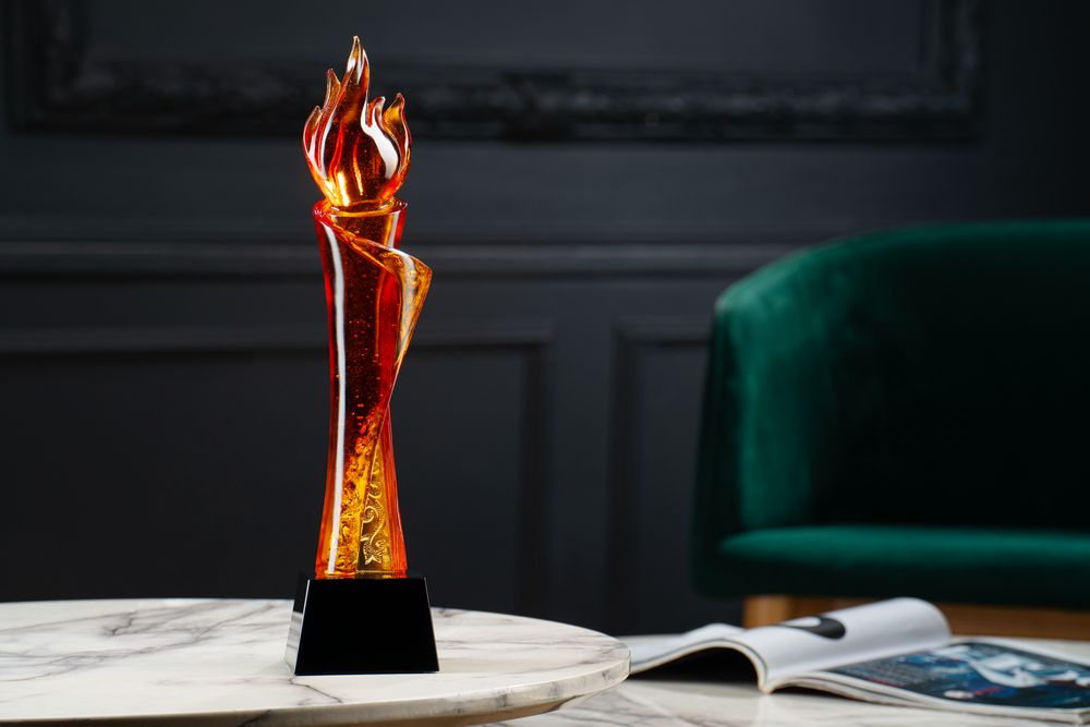 Печать на Стела Glasso Flame в Москве | К7