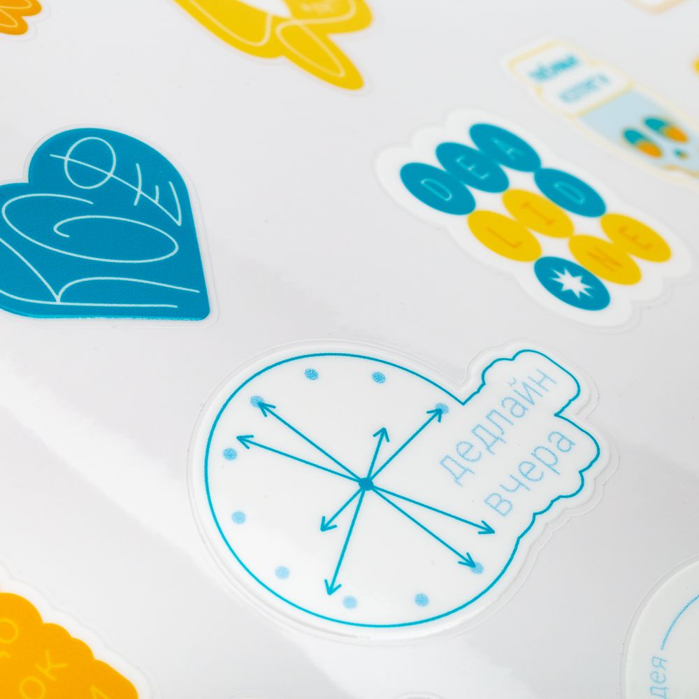 Печать на Наклейки UV-DTF Sticker Pack на заказ в Москве | К7