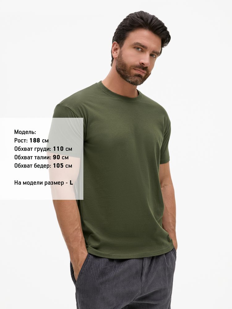 Футболка Regent 150 темный хаки, размер XXL