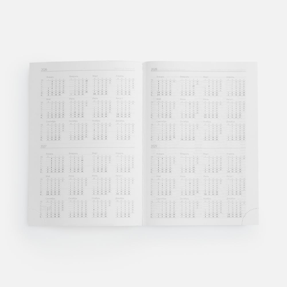 Ежедневник Favor Metal, недатированный