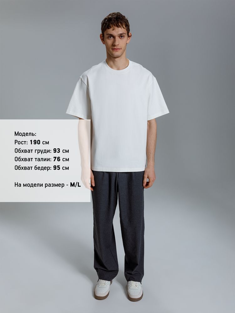 Футболка оверсайз Kangas, белая, M/L