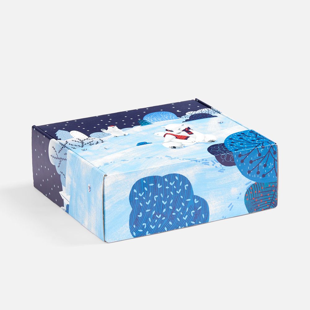 Печать на Коробка Wintart Bear в Москве | К7