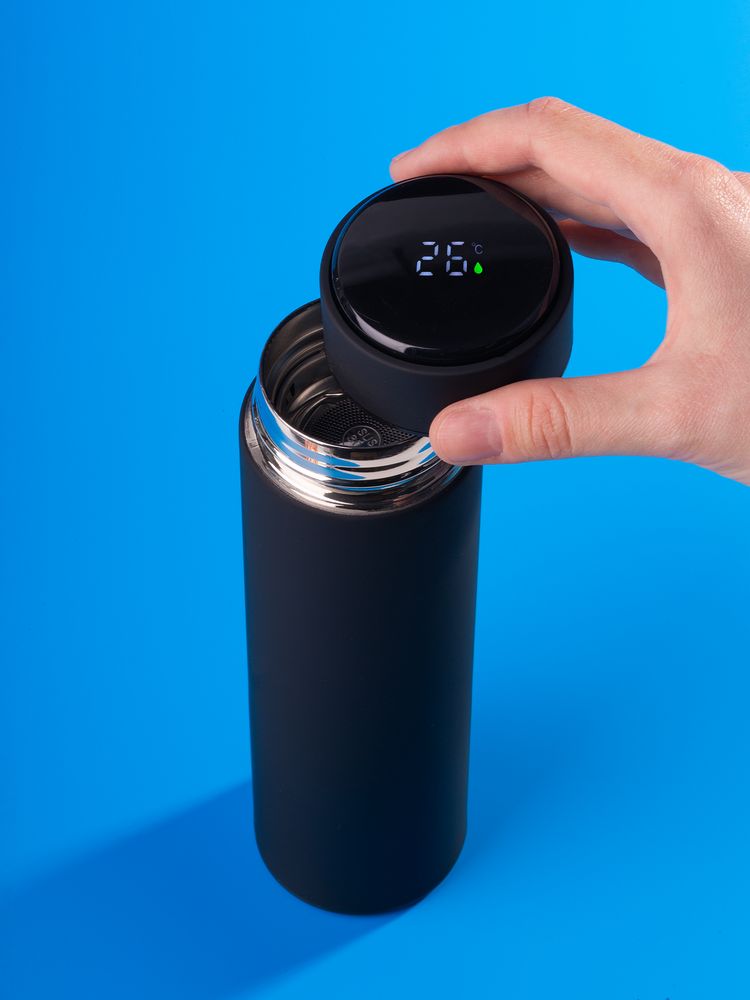 Смарт-бутылка с заменяемой батарейкой Long Therm Soft Touch