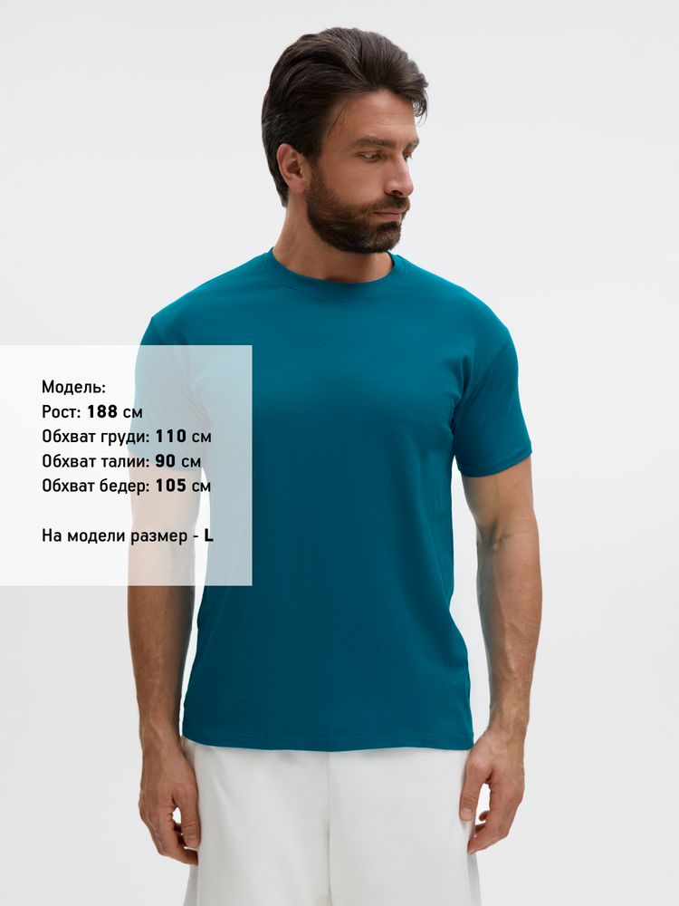 Футболка Regent 150 винтажный синий, размер 3XL