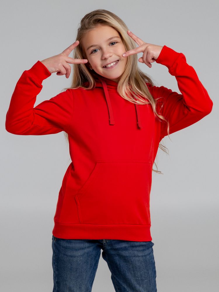 Худи детское Kirenga Kids 2.0, красное, 10 лет